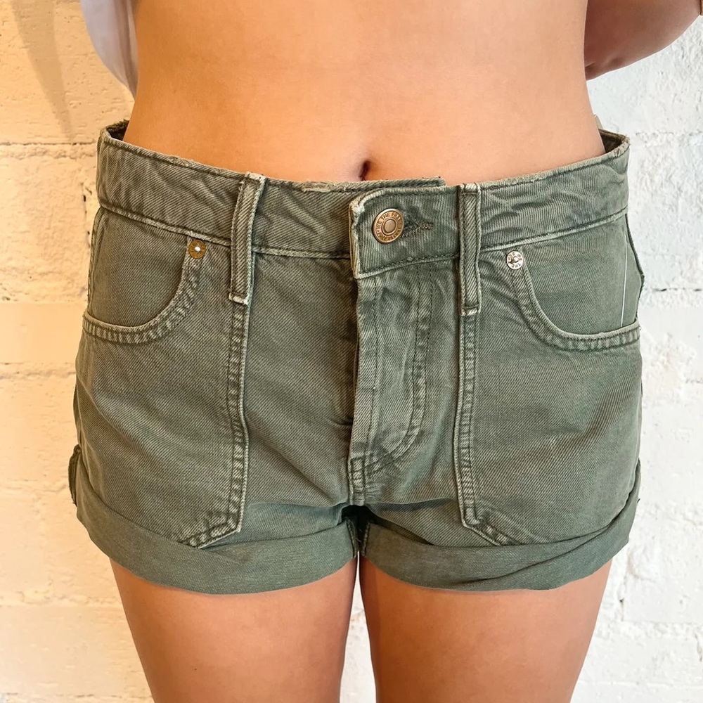 Free people beginners luck slouch shorts